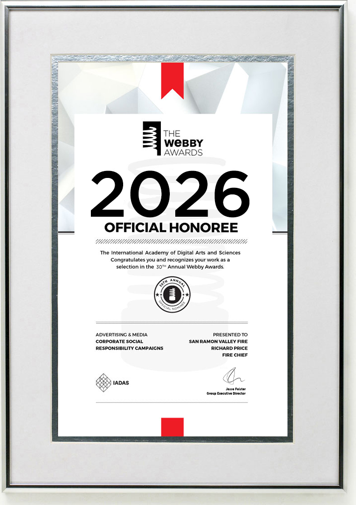 Honoree Certificate