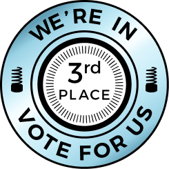 Vote For Us Badge - 3rd Place Badge